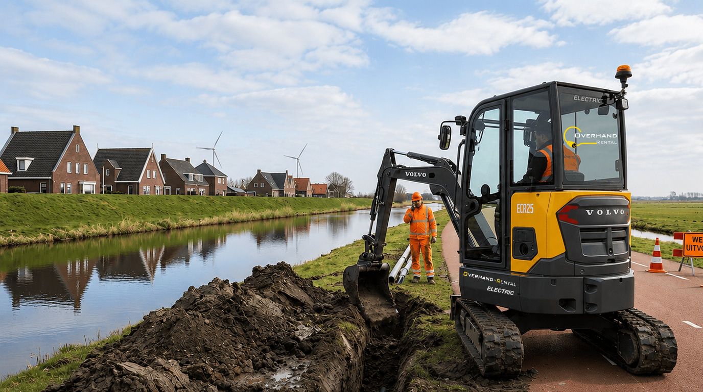 Volvo ECR25 graafmachine